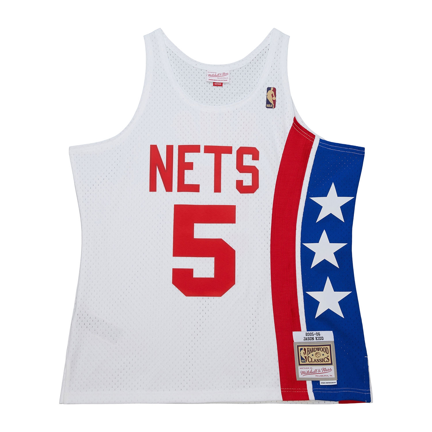 Jason Kidd #5 New Jersey Nets 2005-06 Swingman NBA Jersey White