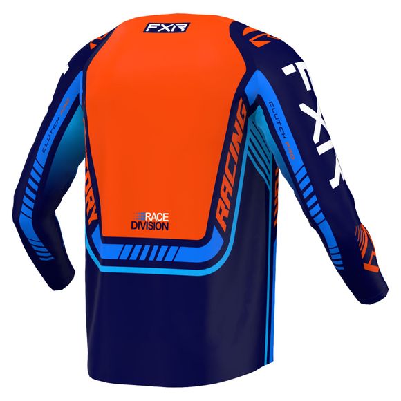 Maillot cross FXR YOUTH CLUTCH PRO - Orange / BleuRef : FXR0400
