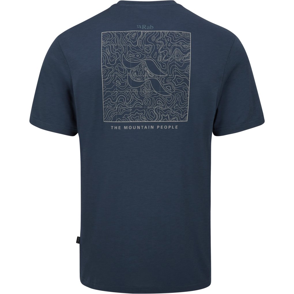 Rab Crimp Elevation Tee Men - tempest blue