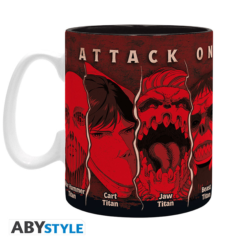 ATTACK ON TITAN Mug All Titans Big Size