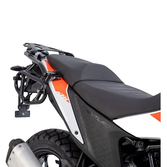 SW-MOTECH SysBag WP M/S saddlebags (17-23 litres/12-16 litres) complete with carrier - BlackRef : BC.SYS.05.670.31000/ / BC.SYS.05.670.31000/B