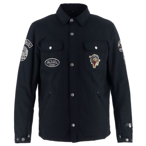 Helstons Vd-Distroy Motorcycle Overshirt - BlackRef: HS1313