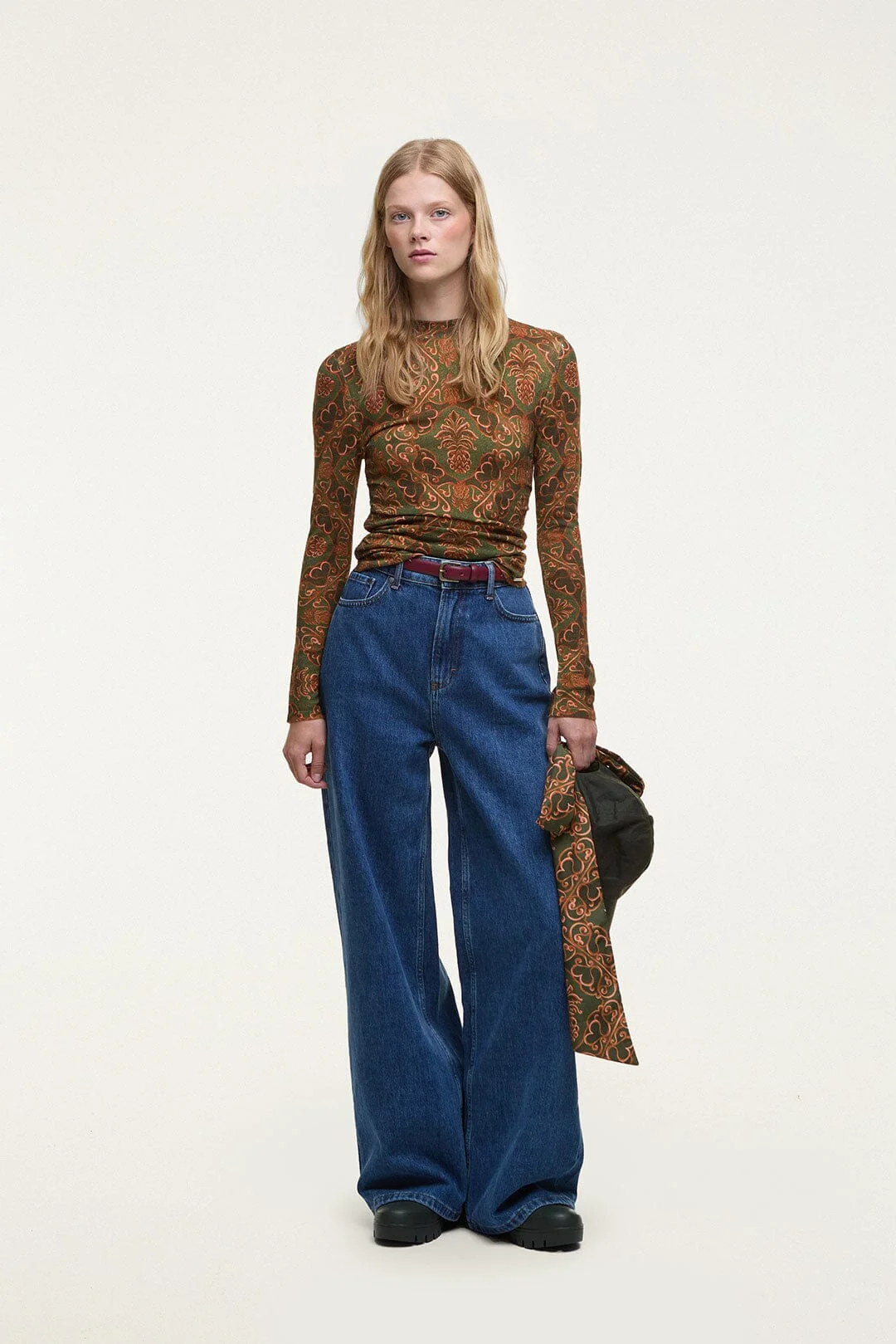 Luana Long-Sleeve Knitted Top
