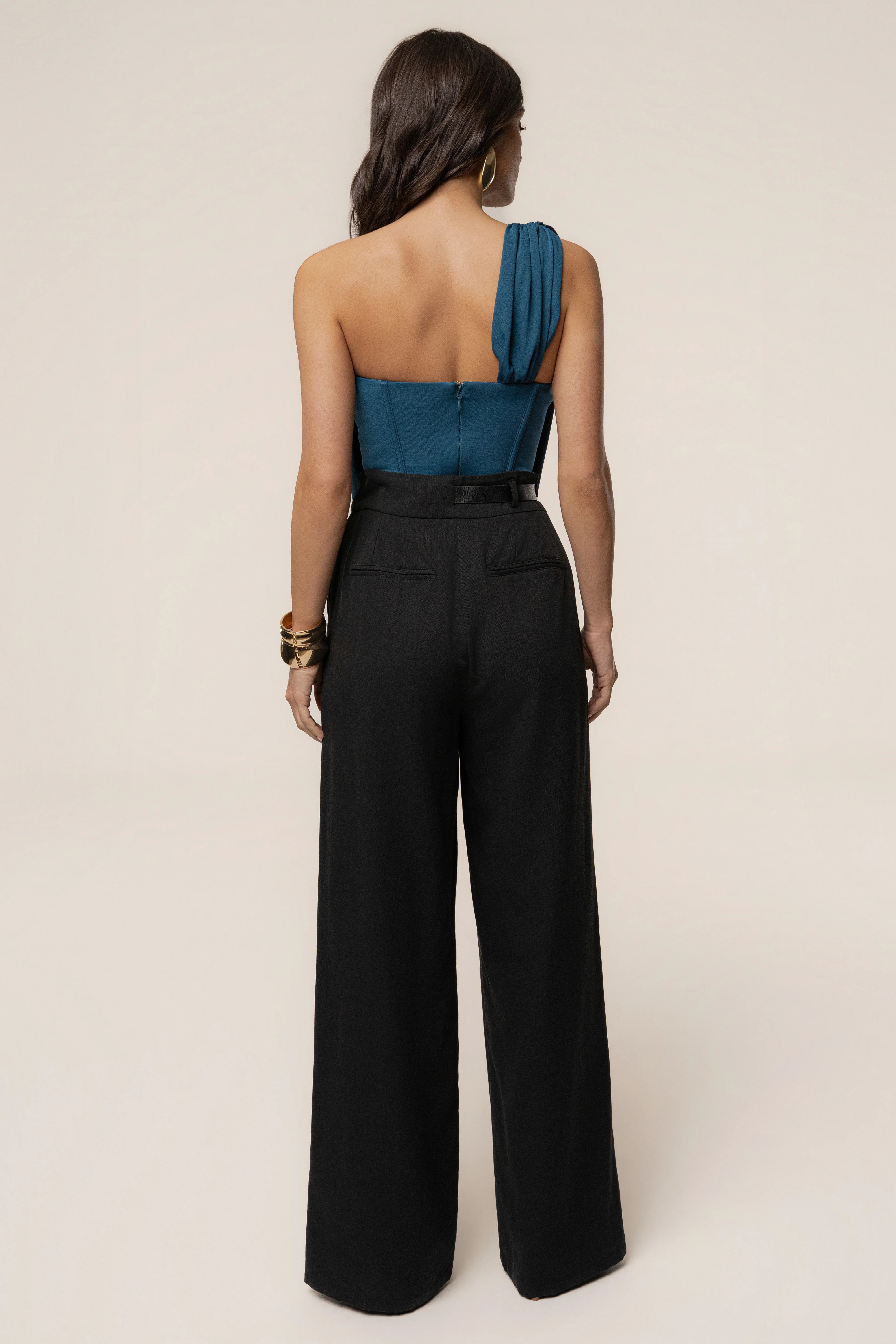 Dark Teal Night Bloom Bodysuit