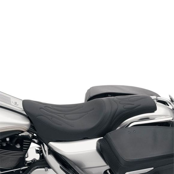 Drag Specialties PREDATOR FLAME STITCH Comfort SeatRef: DRG0291 / 08010213
