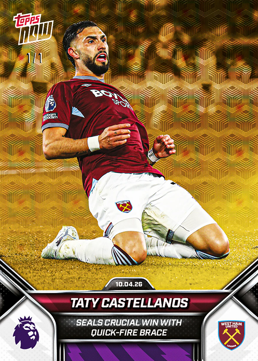 Taty Castellanos - 2025-26 Premier League Topps NOW® - Card 165 - PR: 269