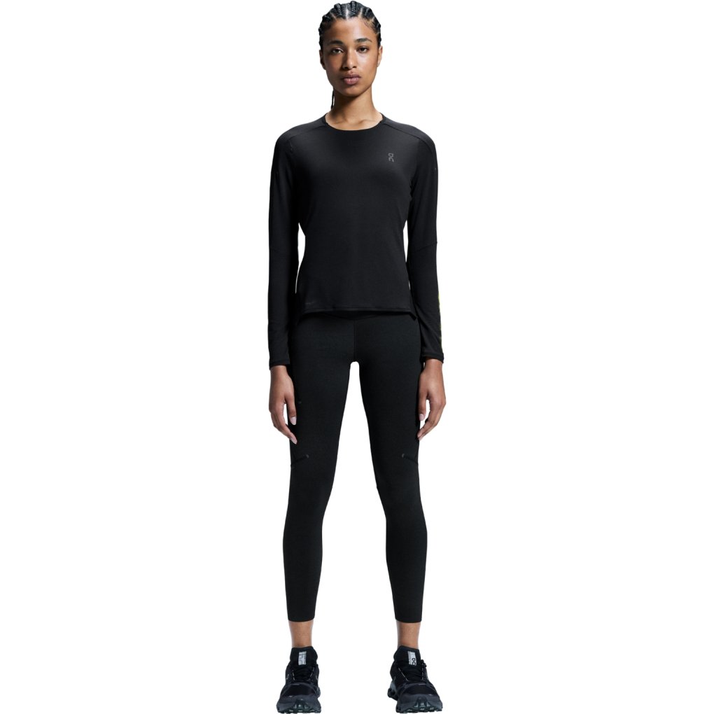 On Performance Long-T Lumos Running Shirt Women - Black '24/25