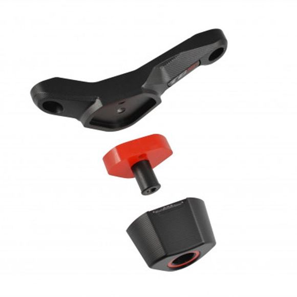 Top Block Crash Bar KIT SAS PADS - BlackTRIUMPH 660 TRIDENT 660 - 2021 - 2025Ref: RLT09