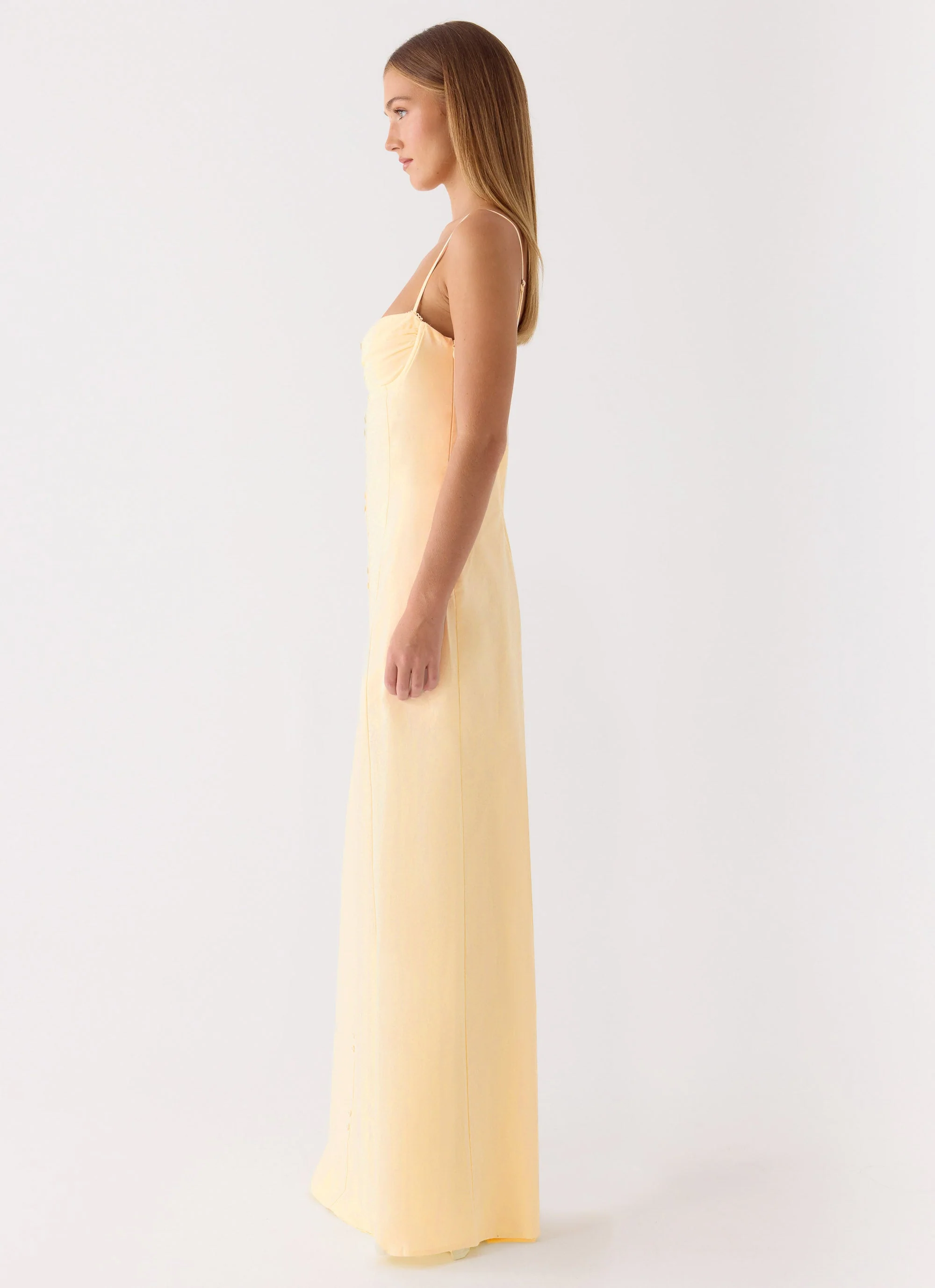 Samah Maxi Dress - Lemon