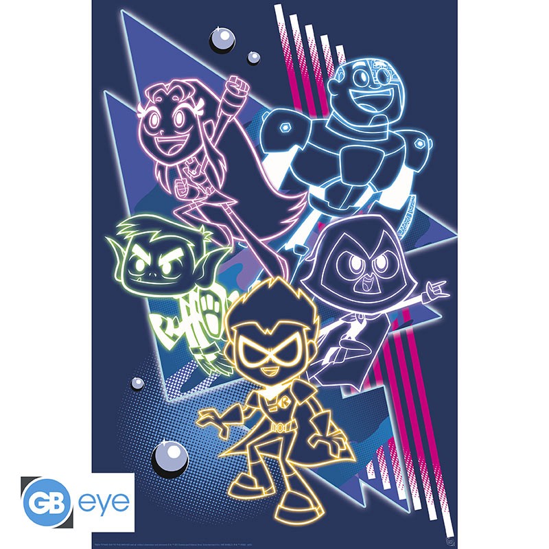 TEEN TITANS GO! Poster Neon Titans (91.5x61cm)