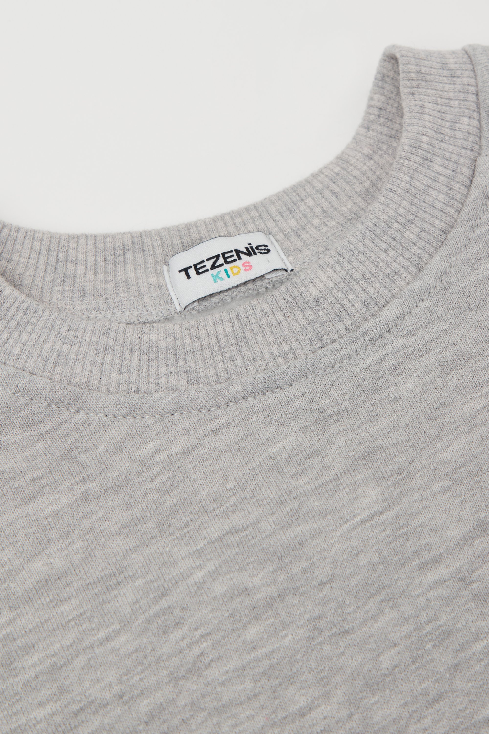 Boys’ Thick Round-Neck Sweatshirt with Print