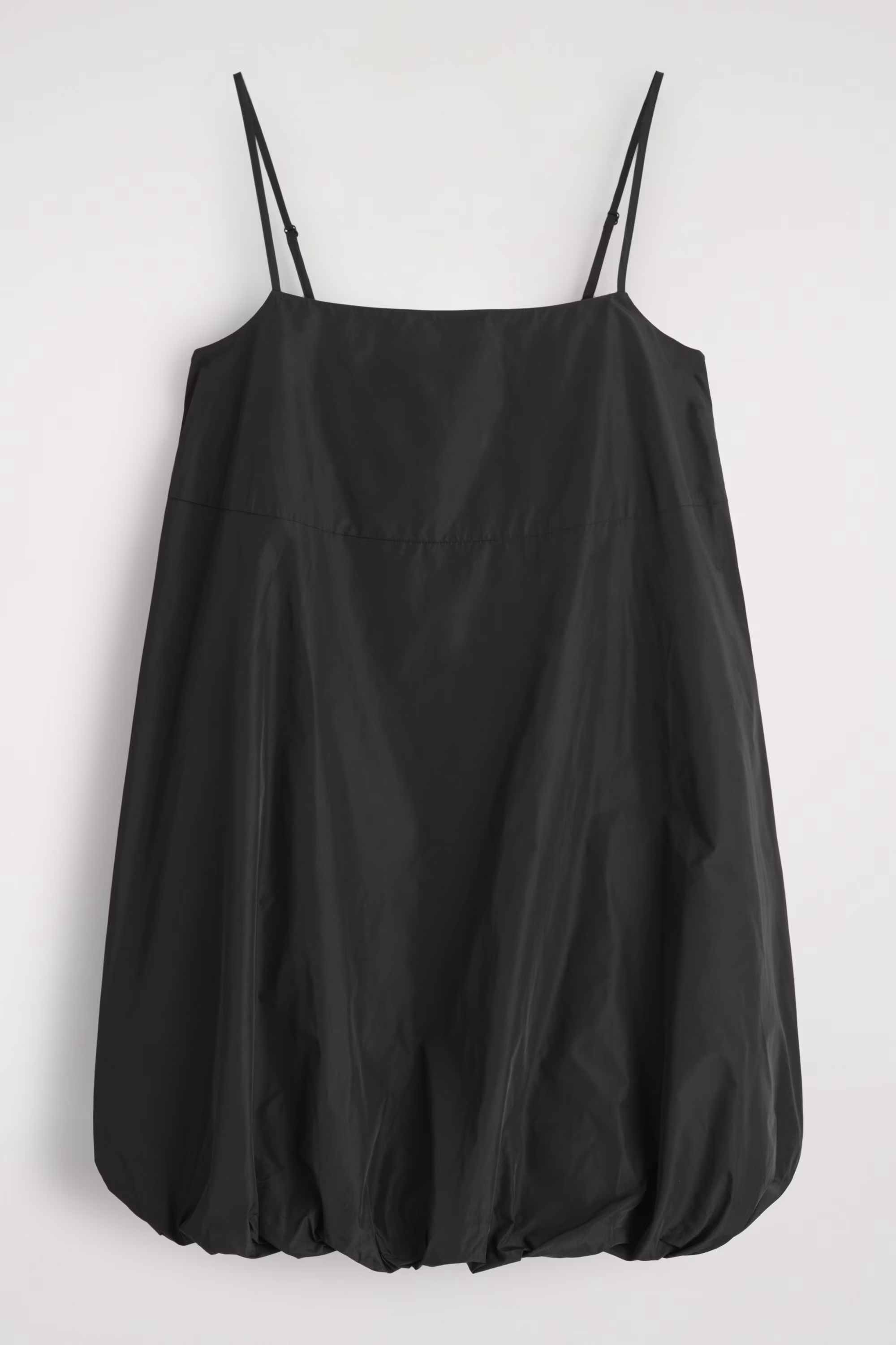 BUBBLE-HEM MINI DRESS