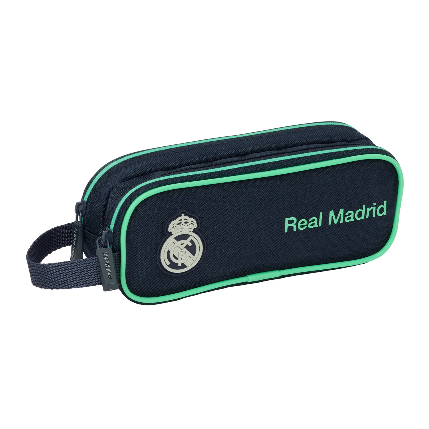 Dark Blue Double Pencil Case