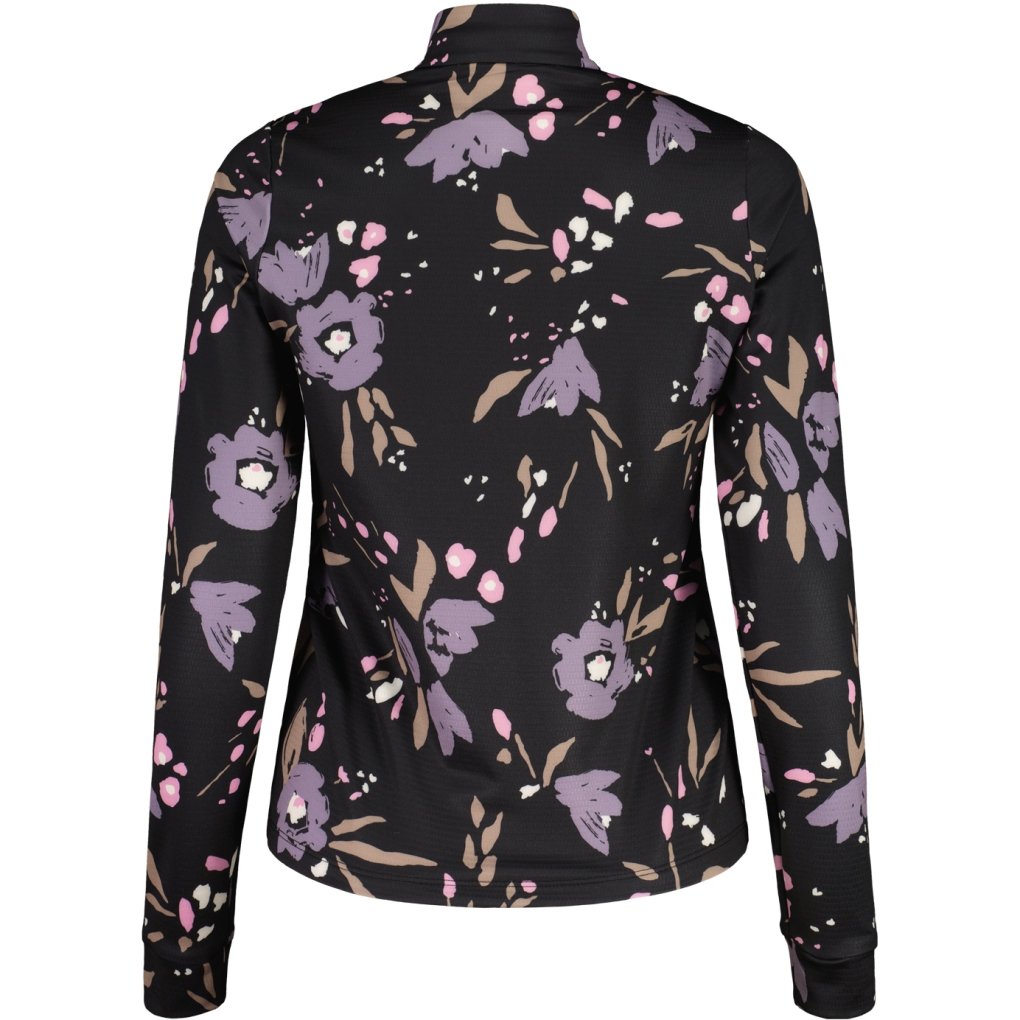 Maloja SawangM. Adventure Midlayer Shirt Women - deep black brushflower 1113