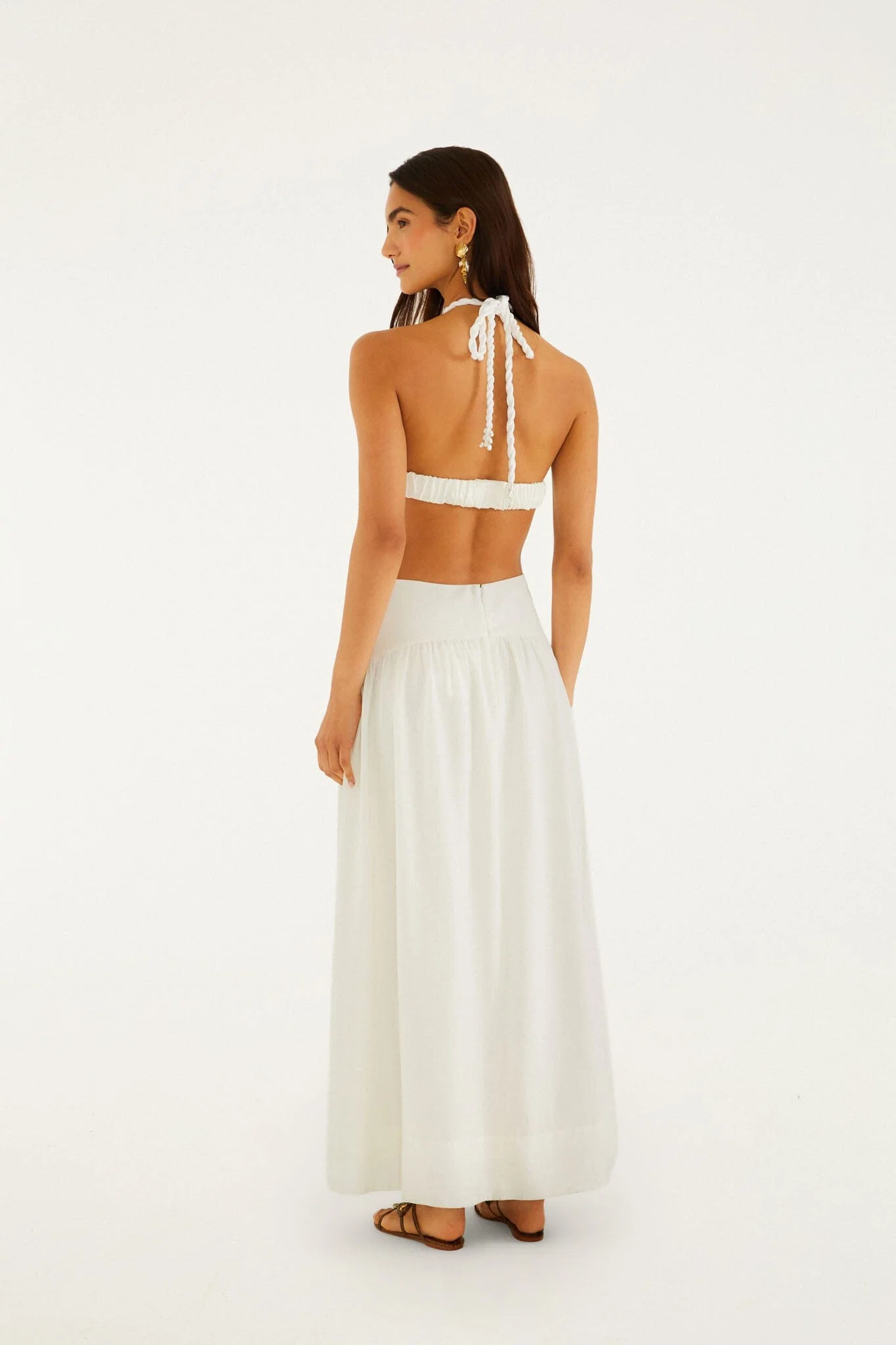 Off-White Coast Stars 3d Bodice Maxi Dress