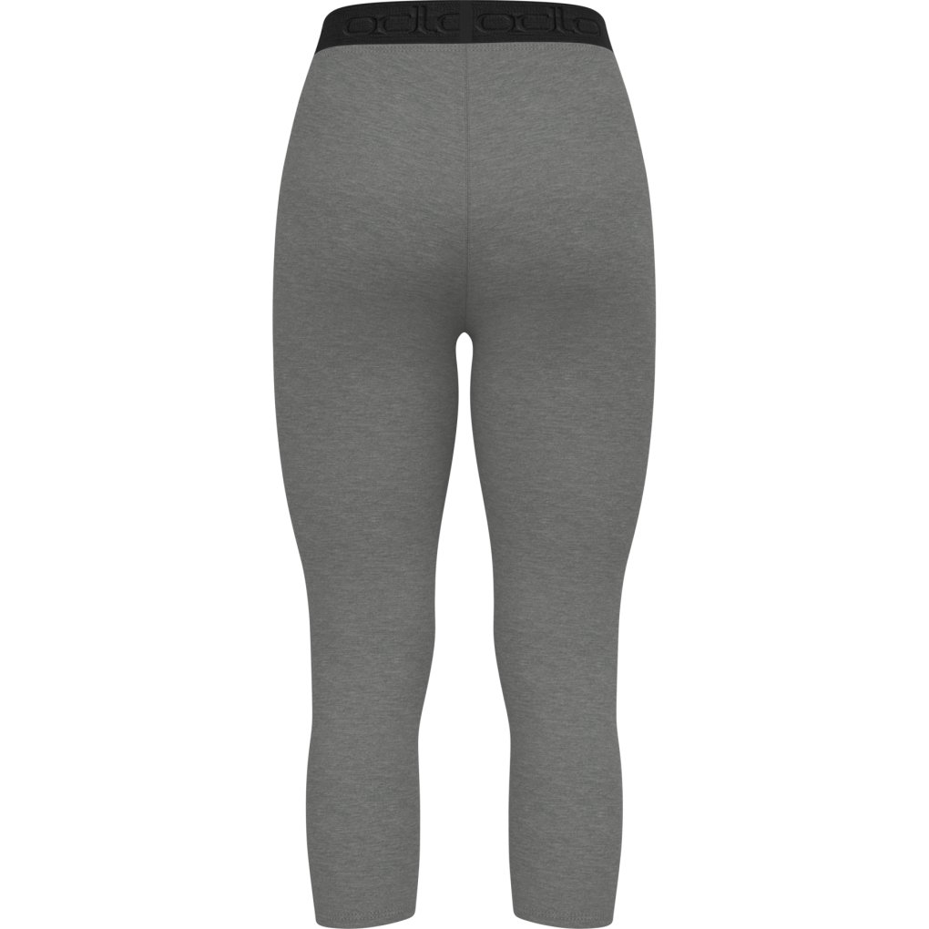 Odlo Revelstoke Performance Wool Warm 3/4 Base Layer Bottoms Women - dark grey melange
