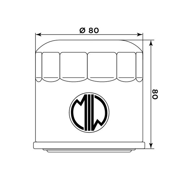 Meiwa 268202 oil filter original typeRef: 268202