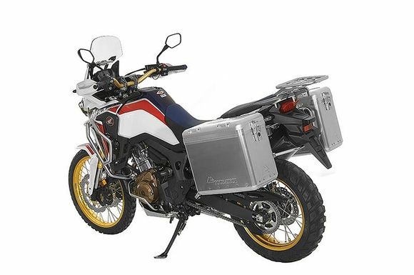 Touratech ZEGA Mundo 31/38 suitcase - Gray support included - AluminumRef: Trt01745A / 01-402-6130-0