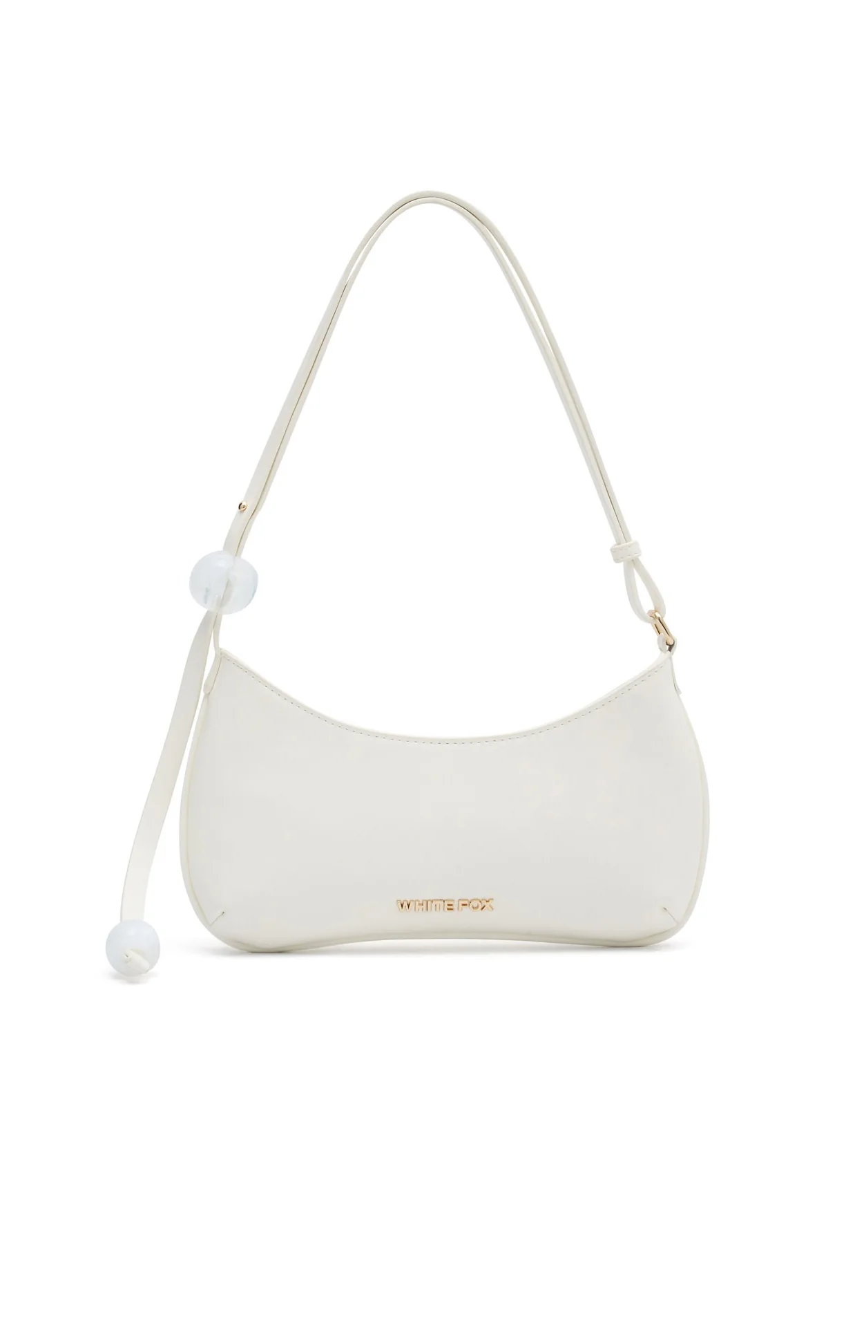 Lotus Shoulder Bag Cream PU