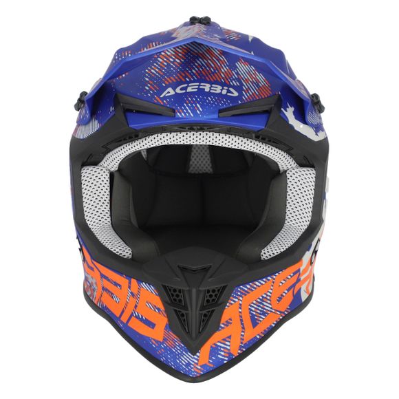 Casque cross Acerbis LINEAR 22.06 2024 - Gris / BleuRef : AE5315