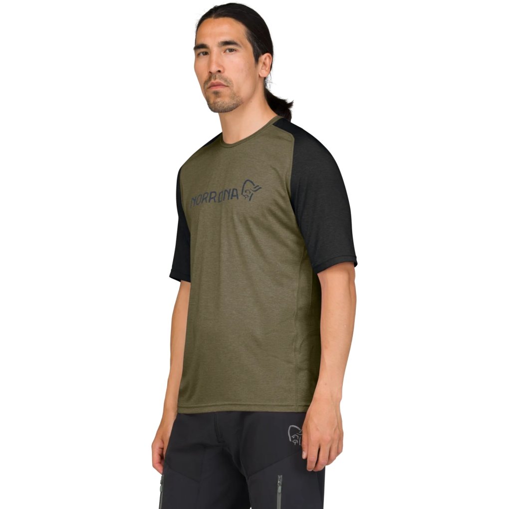 Norrona fjørå equaliser lightweight T-Shirt Men - Olive Night