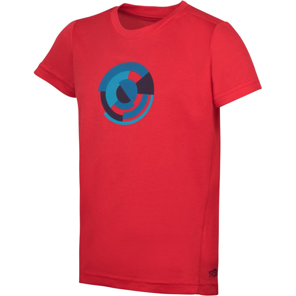 Trollkids Sognefjord T-Shirt Kids - Bright Red