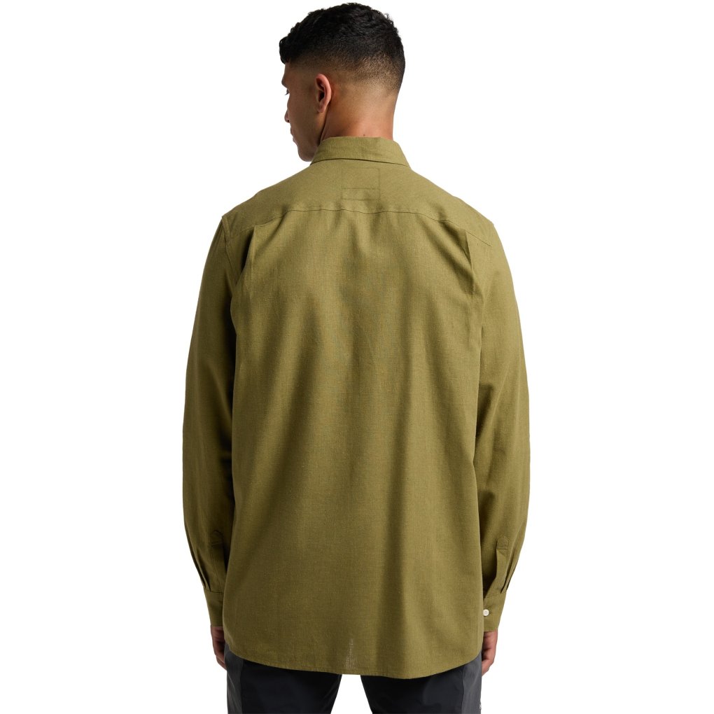 Haglöfs Curious Hemp Longsleeve Shirt Men - olive green 4VY