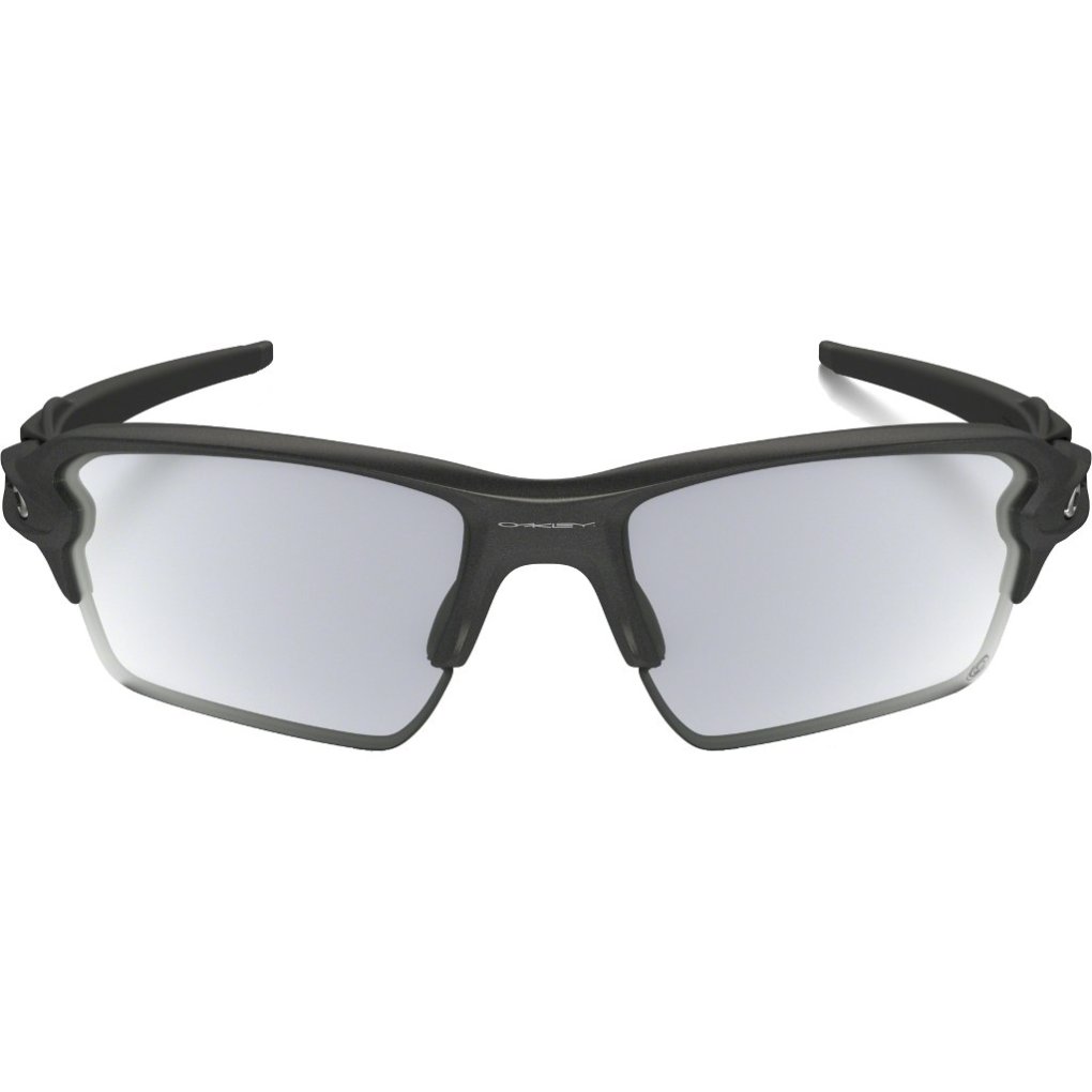 Oakley Flak 2.0 XL Glasses - Photocromic Steel/Clear Black Iridium Photocromic Activated - OO9188-16