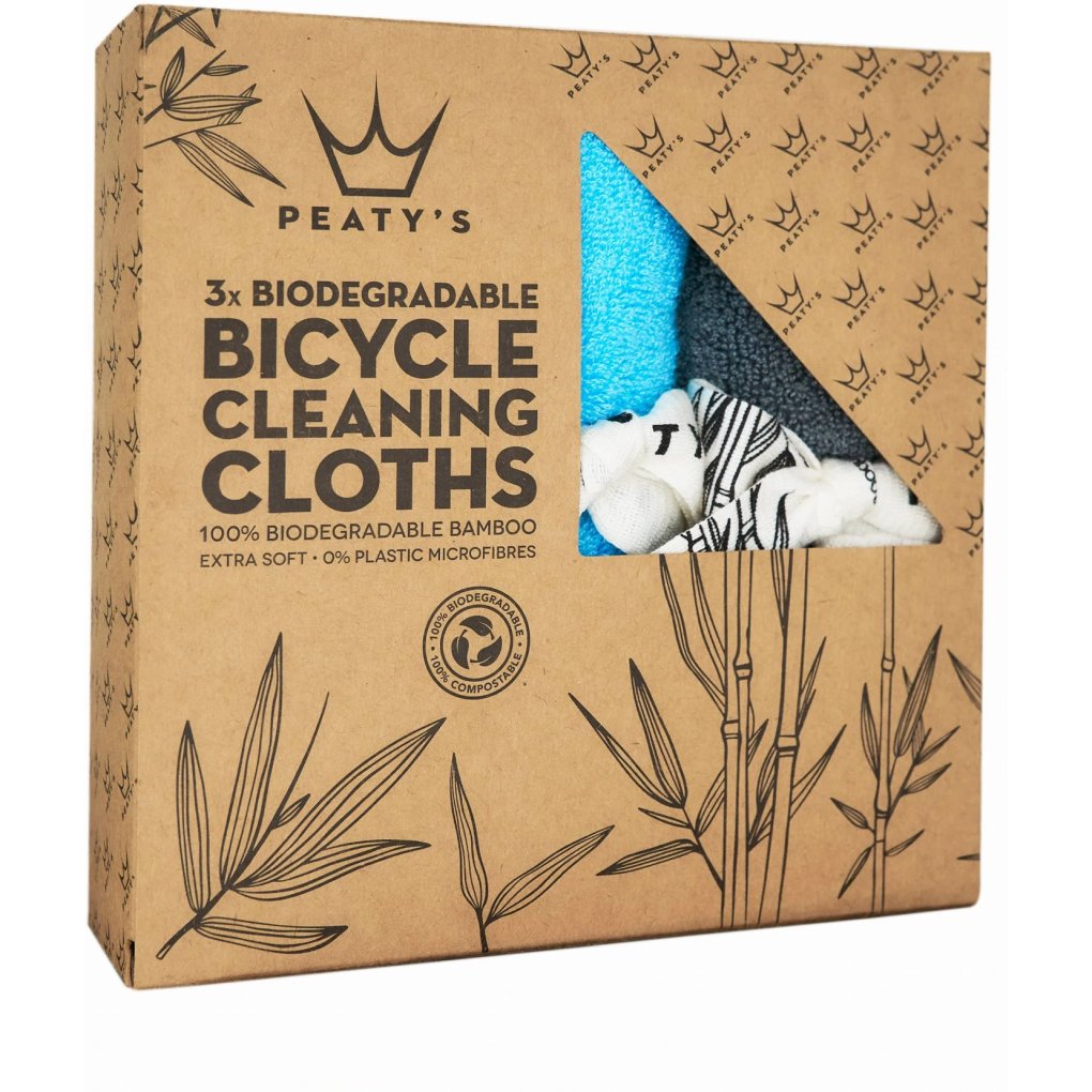 Peaty's Bicycle Cleaning Cloths (Pack of 3)