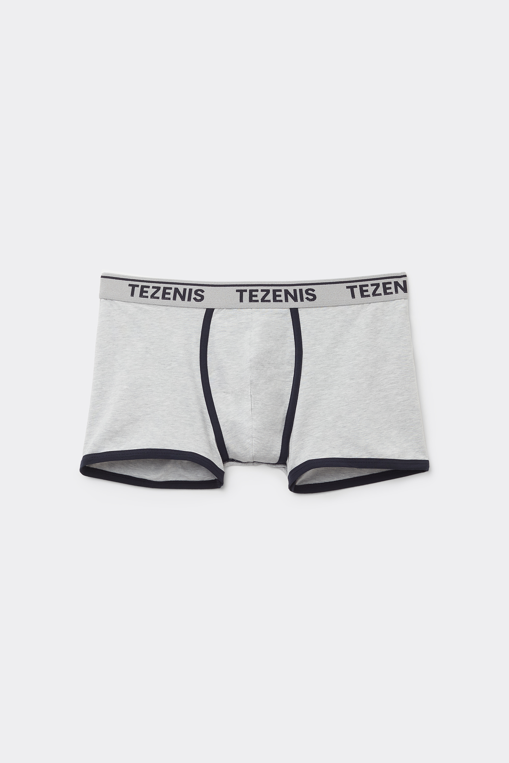 Organic Cotton Boxers with Contrasting Trim and Logo