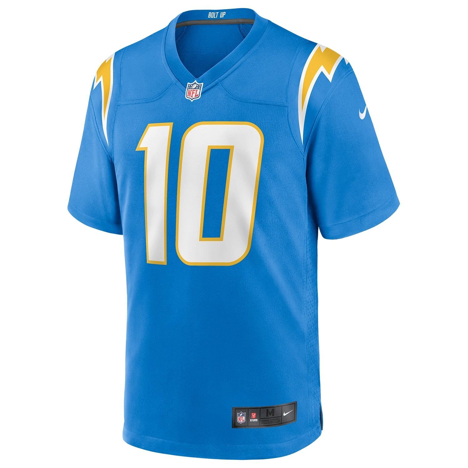 Justin Herbert #10 Los Angeles Chargers Nike Game NFL Jersey Powder Blue