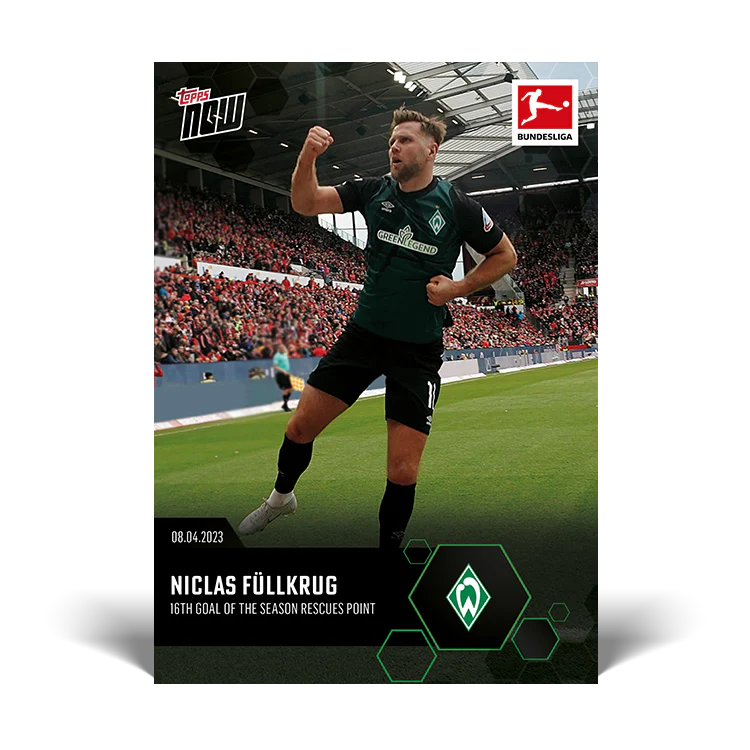 Topps UK - 6 Cards Bundle - Bundesliga TOPPS NOW® #172-177
