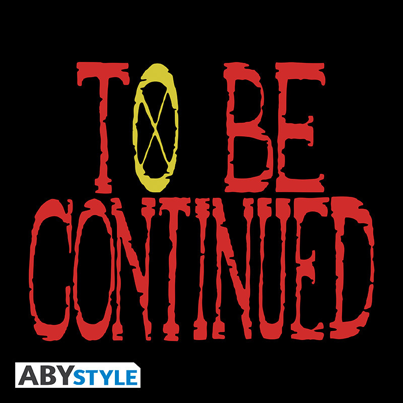 ONE PIECE Unisex black Tshirt TO BE CONTINUED