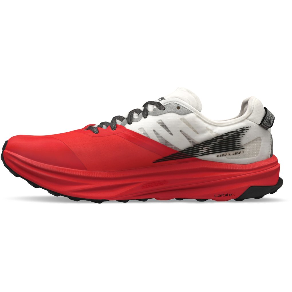 Altra Mont Blanc Carbon Trail Running Shoes Men - White/Coral
