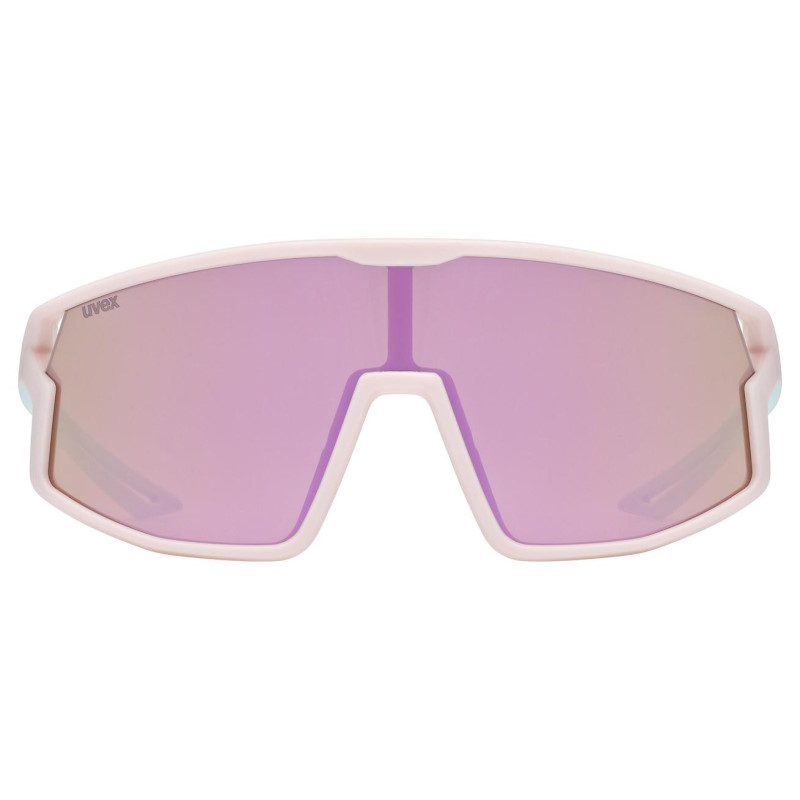 Uvex skyryse jr. Cycling Glasses Kids - pink-green mattt/mirror pink