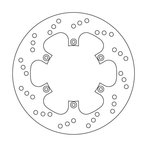 Brembo round fixed brake discRef: 68B40781