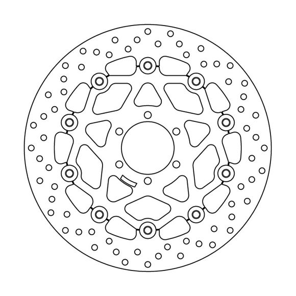 Brembo round floating brake discRef: 78B40850
