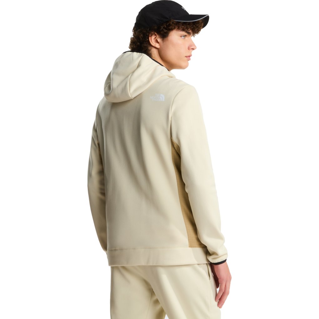 The North Face Mountain Athletics Hooded Fleece Jacket Men - Desert Stone/Khaki Stone