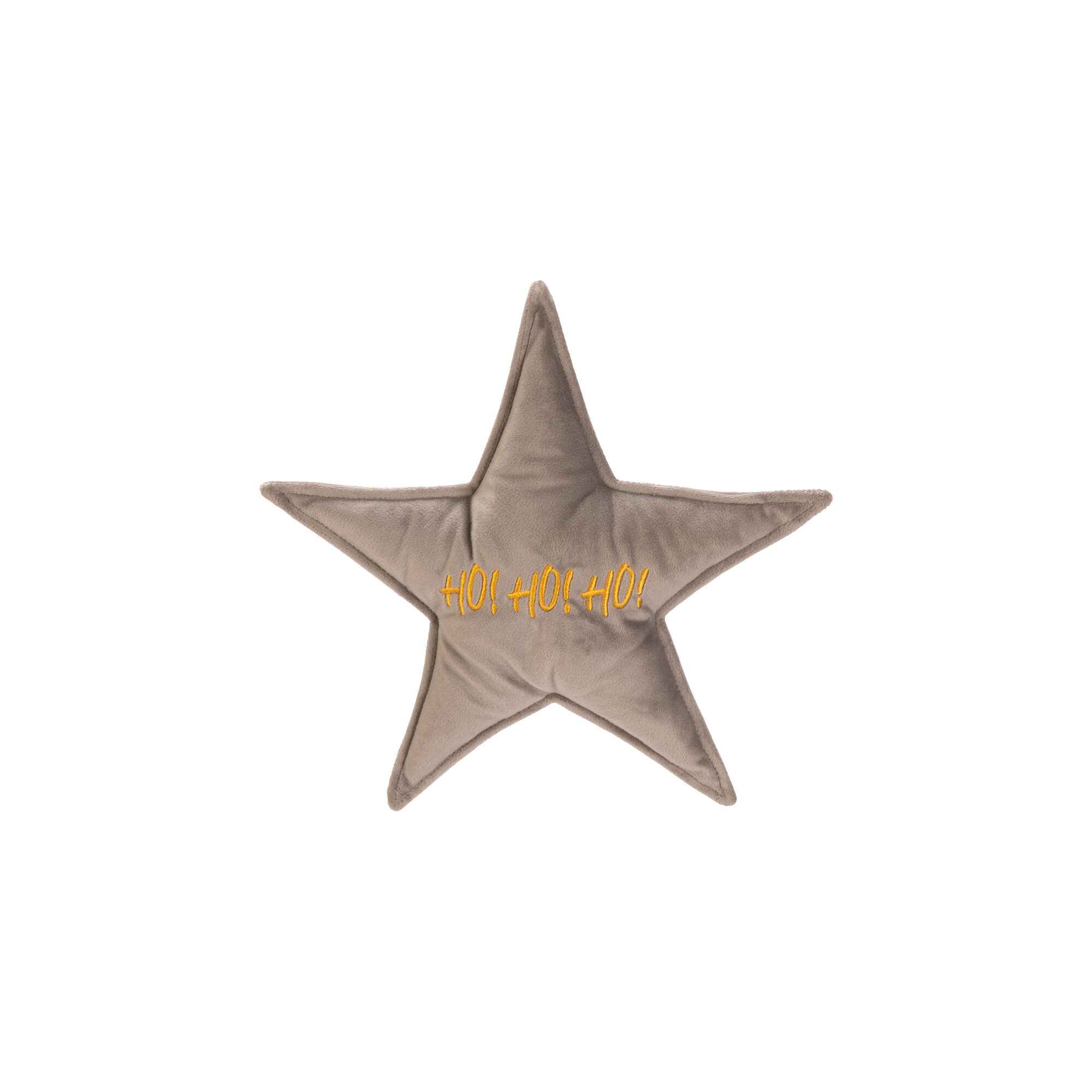 Designed by Lotte Christmas Star - Velvet - Grey - 29 x 27 x 5 cm