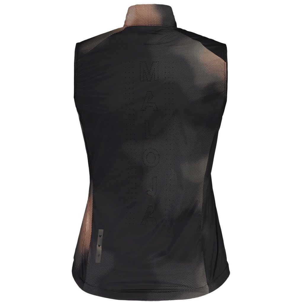 Maloja MalkaM. Cycle Vest Printed Women - deep black bloom 1248