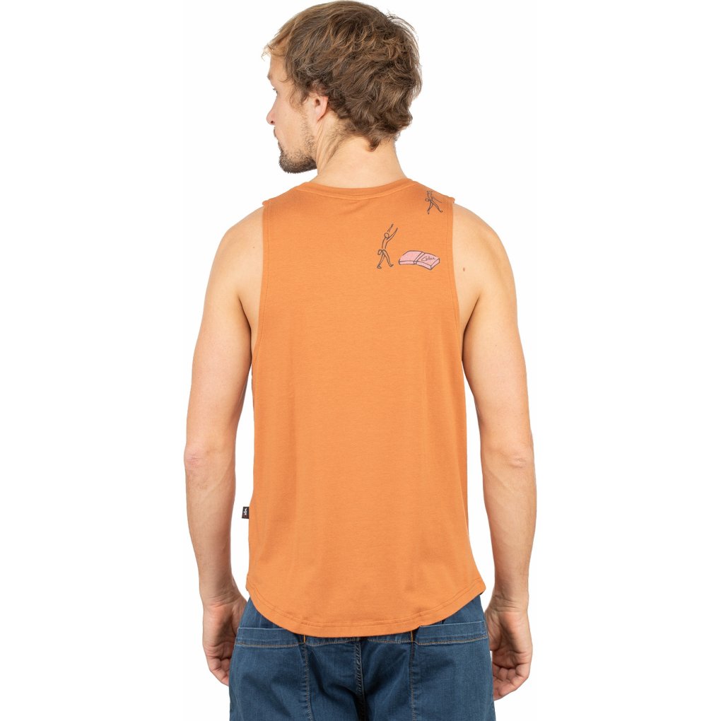Chillaz Vils Spotter Tank Top Men - orange brown