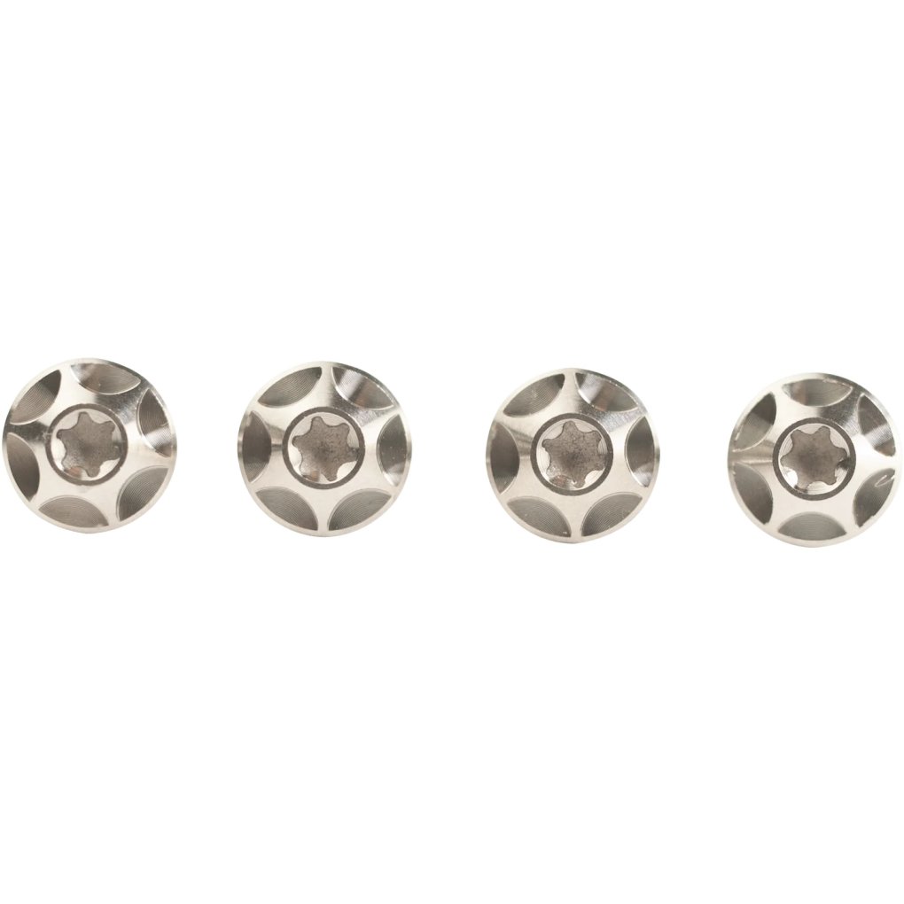 SILCA Titanium Cage Bolts - M5x12 - Pack of 4 - silver