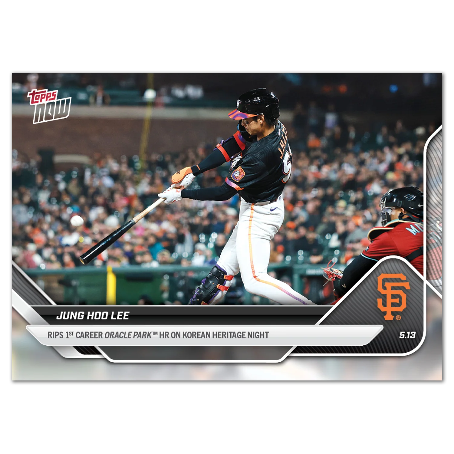 Jung Hoo Lee - 2025 MLB Topps NOW® - Card 176