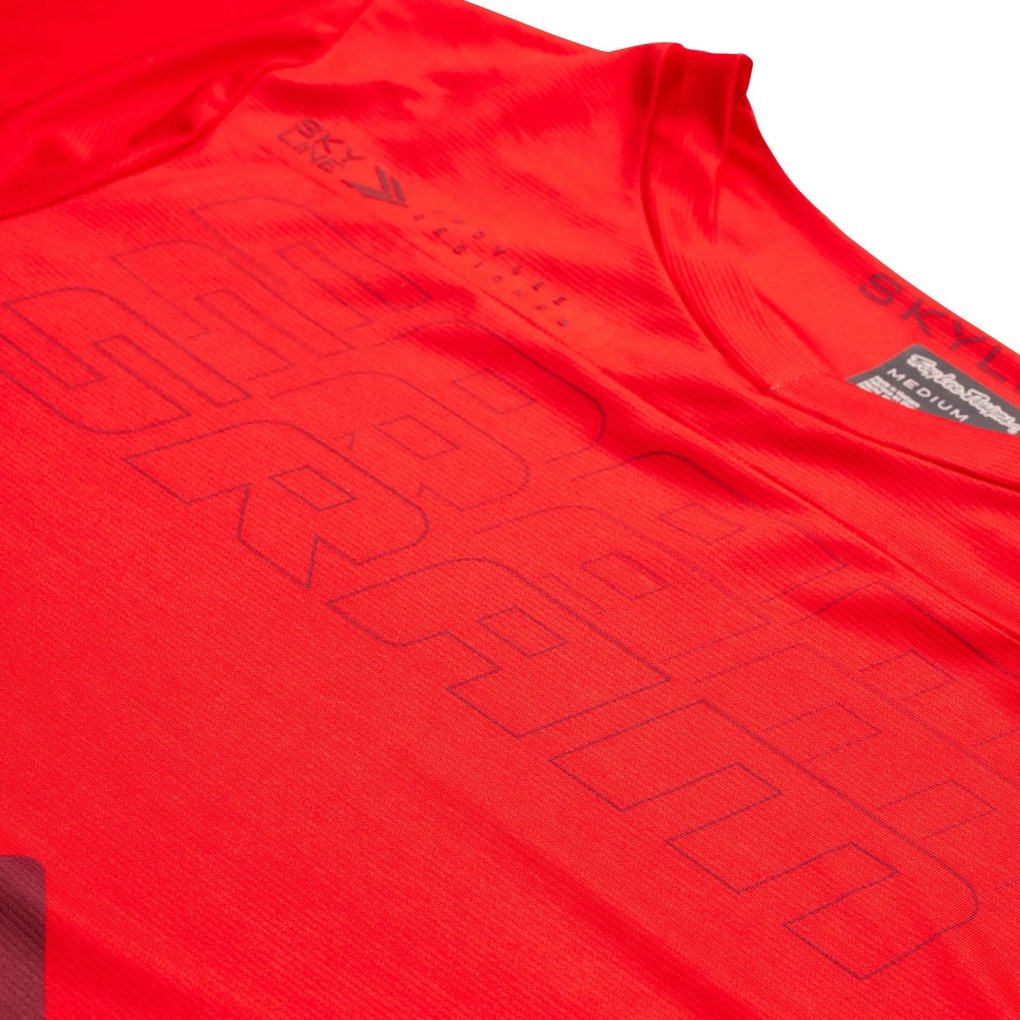 Troy Lee Designs Skyline Long Sleeve Jersey Men - Sram Eagle One Fiery Red