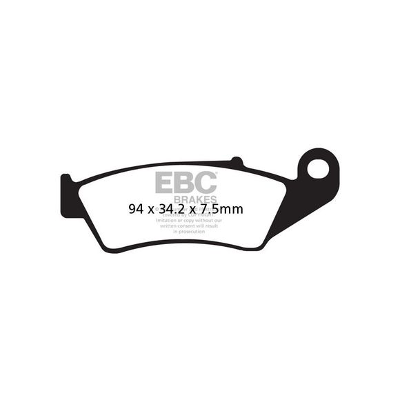 EBC Sinter Sintered Metal front brake padsRef: FA185R