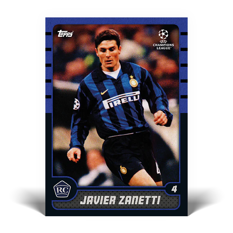 The Lost Rookie Card - Javier Zanetti - Card #15