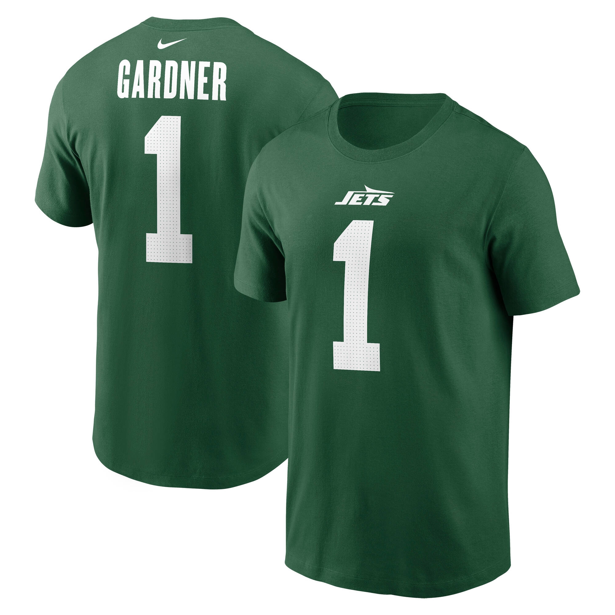 Sauce Gardner #1 New York Jets Nike Player NFL T-Shirt Green