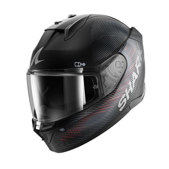 Shark D-SKWAL 3 SP LYNE Full-Face Helmet — Black / RedRef: Sh1840-C60038