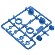 10mm Shock Caps Parts Tree Blue Axial AX31301