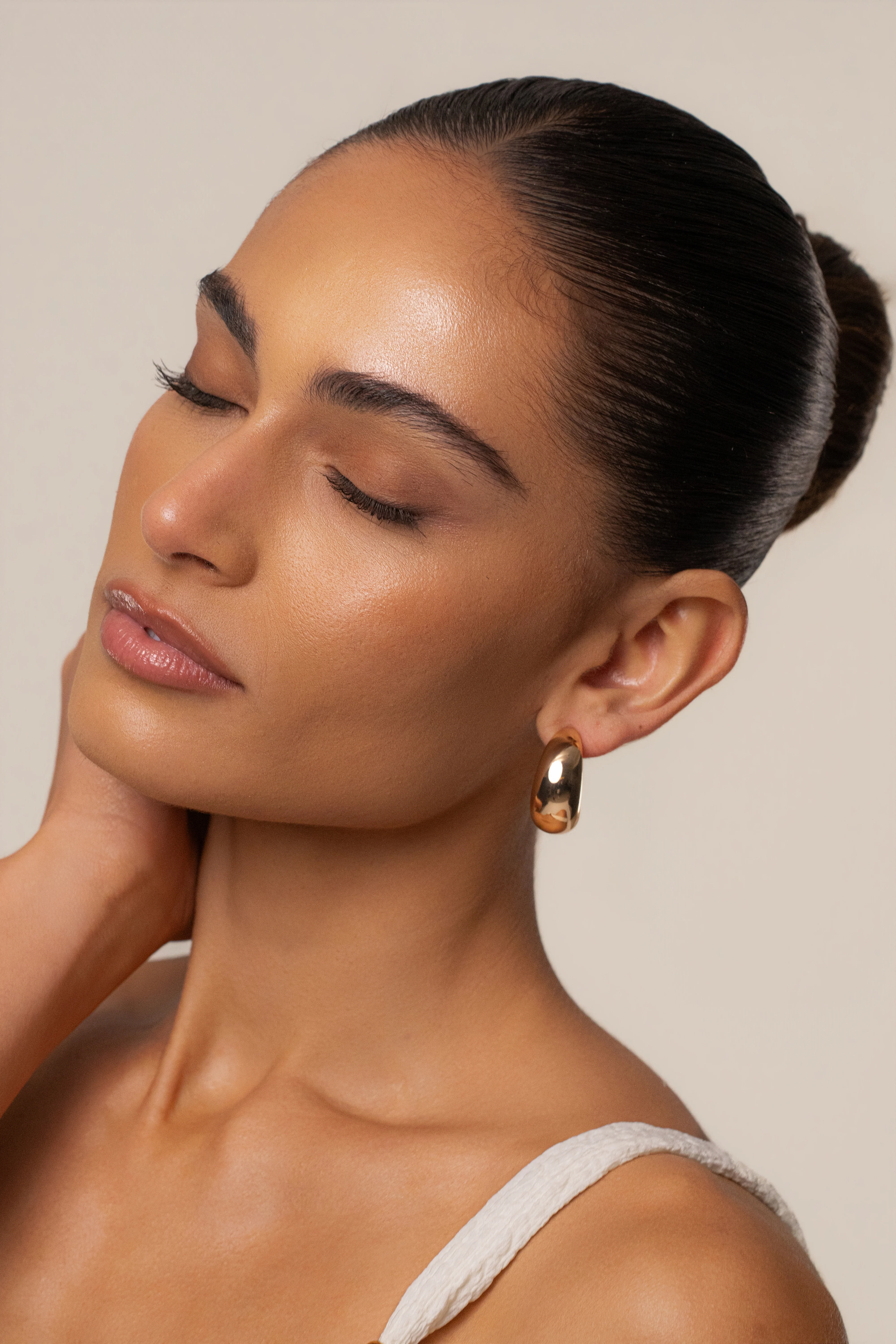 Gold Elise Mini Hoop Earrings